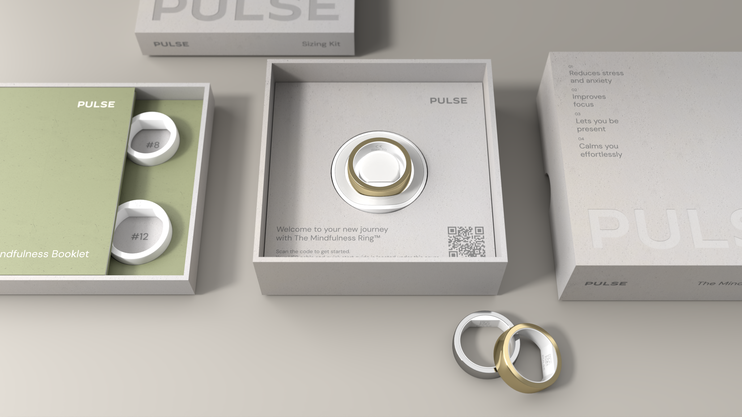 Pulse Mindfulness Ring packaging